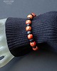 bransoletki drewniane Bransoletka boho z egzotycznego drewna na rzemieniu prezent unisex 6