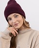 czapki damskie Czapka Gentle Cashmere Wino 2