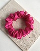 gumki do włosów 2 jedwabne gumki scrunchies Pink Silk & Brown Silk 3