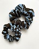 gumki do włosów Brązowo-błękitna gumka do włosów Scrunchie Ana Rita 1