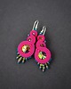 kolczyki soutache Ronja 1 - kolczyki z sutaszu, srebro 2
