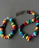 korale Boho style naszyjnik bajecznie kolorowy Optymistyczny prezent  handmade 7