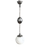 lampy wiszące Lampa wisząca, chromowana New look Elektroinstala Dě 9
