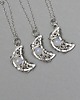 wisiory Wisiorek księżyc kamień księżycowy wire wrapping lunula 1
