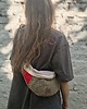 saszetka nerka SALE Nerka "Haru"róż czerwień khaki zero waste 5