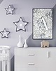 obrazy i plakaty do pokoju dziecięcego Plakat Z Literą 30x40 cm Personalizowany 1