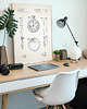plakaty Zegarek - patent - plakat 50x70 cm 2
