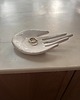 pojemniki na biżuterię Ceramiczna Łapka Handmade Talerzyk na Biżuterię Złote Ciapki 3