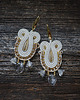Biżuteria ślubna Boho ślubne kolczyki soutache 4
