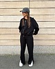 bluza bez kaptura damska Bluza Bomber black na zamek 1