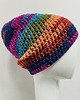 czapki damskie Kolorowa gruba czapka smerf ręcznie robiona 3