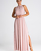 sukienki maxi damskie Elegancka rozkloszowana sukienka maxi halter bez rękawów na imprezę - M945 2