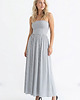 sukienki maxi damskie Elegancka sukienka koktajlowa maxi bez ramiączek - M1344 2