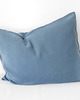 poduszki gładkie Lniana Poszewka Classic DUSTY BLUE 2
