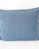 poduszki gładkie Lniana Poszewka Na Suwak DUSTY BLUE 1