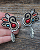 kolczyki soutache Navajo- etniczne kolczyki soutache 3