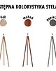 lampy podłogowe Piękna lampa podłogowa do salonu na trójnogu drewnianym HAITI GLAM 2