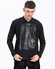bluzy męskie Longsleeve Czarny Moduł 2