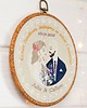 Ślub - inne Haft ślubny w oprawie 20 cm,pamiątka ślubna, podziękowania ślubne 43 5