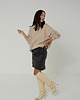 swetry damskie Sweter Cashmere Hug Piaskowy 2