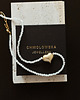 złote naszyjniki Naszyjnik  Jadeit Serce 3
