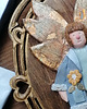 figurki i rzeźby Ceramiczny anioł w stylizowanej oprawie 3