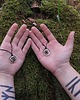biżuteria męska Islandzki naszyjnik Vegvisir, nordycki kompas- naszyjnik ochronny 5