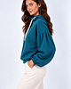 bluza bez kaptura damska Bluza ,,ARIA" Petrol 1