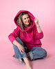 bluza z kapturem damska Bluza damska,kolorowa bluza damska z wielkim kapturem 1