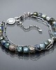 bransoletki wire wrapping Denim jeans vol. 5 - bransoletka 1