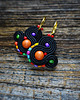 kolczyki soutache Kolorowe Lentinki- kolczyki soutache 3