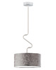 lampy wiszące Czarny żyrandol do salonu LOZANNA fi - 40 cm 5