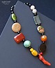 korale Ekskluzywny naszyjnik z mixu minerałów modny elegancki handmade PREZENT lux 2