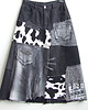 spódnice maxi Czarna jeansowa spódnica r.42 5