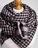 szale damskie Chusta damska w kratę, modna chusta damska na wiosnę, chusta muślinowa 1