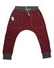 spodnie dla chłopców Spodnie dziecięce bawełniane bordowe BAGGY 2