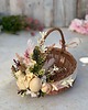 koszyki wielkanocne Wielkanocny koszyczek na święconkę, koszyczek z dekoracją 3