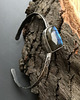 bransoletki wire wrapping Surowa Labradorytowa - srebrna bransoletka 1