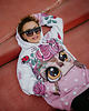 bluza z kapturem damska Bluza Oversize Tunika DR.CROW Sowa 1