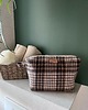 torby i nerki męskie Kosmetyczka w klasyczną kratę - elegancka, unisex, styl vintage 1