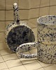 kubki i filiżanki Kobaltowy kubek ceramiczny w ciapki. Ceramika ręcznie robiona 5