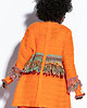 kardigany damskie Kardigan z frędzalami boho -  orange F1814 3