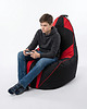 pufy do siedzenia Puf gamingowy GAMEBAGOS czerwony 4