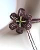 chokery Brązowa lilia - naszyjnik choker 1