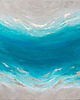obrazy Granatowy obraz abstrakcyjny - obraz ze złotem Maldives XX  80x120 cm 1