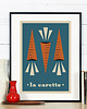 plakaty Plakat do kuchni, minimalizm, warzywa, marchewki, la carotte 2