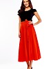spódnice maxi Spódnica długa rozkloszowana Grace czerwona 1