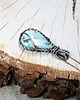 srebrne naszyjniki Larimar s152 5