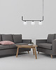 lampy wiszące Designerska lampa wisząca CATKIN 3 klosze 2