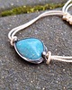 bransoletki wire wrapping Amazonit na lato  - bransoletka sznurkowa 2